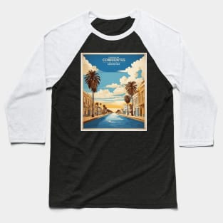 Corrientes Argentina Vintage Tourism Poster Baseball T-Shirt